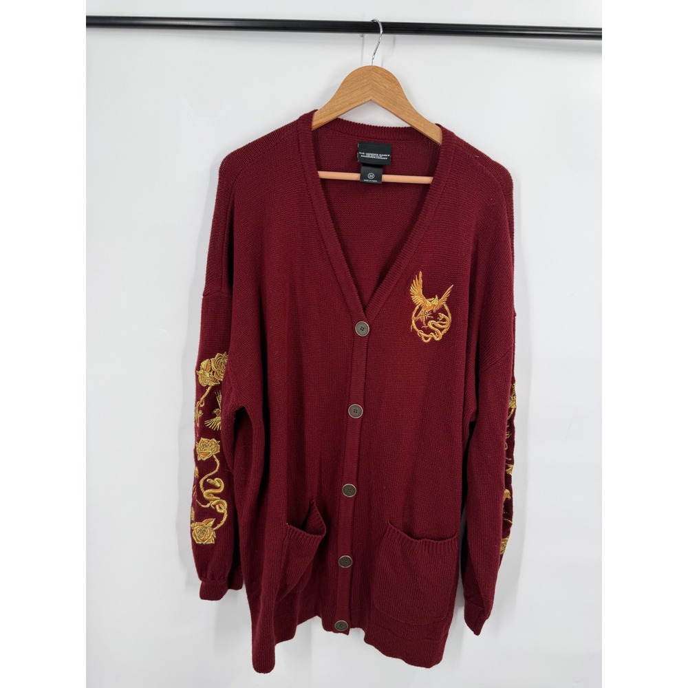 Hot Topic Hunger Games Ballad of Songbirds & Snakes Cardigan Womens 3X Fandom